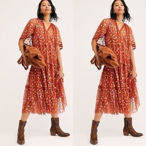 Free People Practical Magic Midi Dress